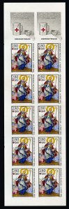 France, 1950-Present #B655b (YT BK2853a) Cat€400, 1993 Red Cross, imperf. b...