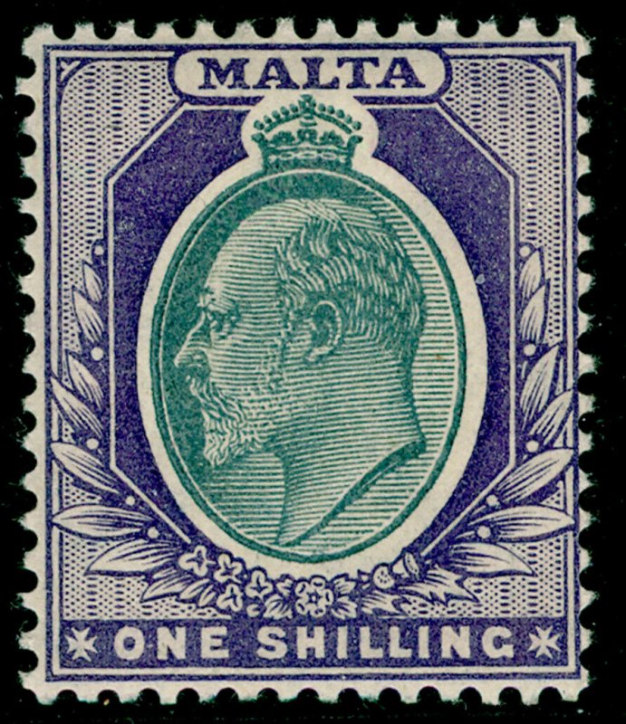 MALTA SG61, 1s grey & violet, M MINT. Cat £50.