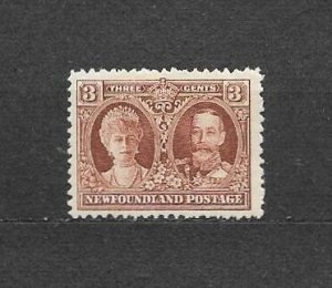 CANADA-NEWFOUNDLAND-1929.Sc#165,  UNWATERMARKED, MNH, VF. GEORGE V & QUEEN MARY.