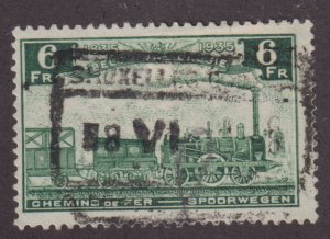 Belgium Q198 Old Railroad Train 1935