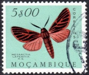 Mozambique 379 - Used - 5e Tiger Moth (1953)