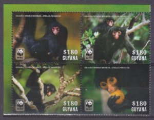 2014 Guyana 8816-8819VB WWF / Fauna 8,80 €