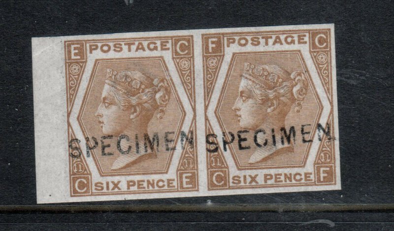 Great Britain #59s (SG #122bs SG Specialized #J79s) Extra Fine Never Hinged Pair
