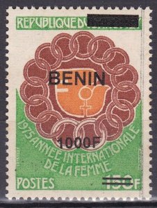 BENIN 2009 1632 1000F €35 YEAR WOMEN WOMEN WOMEN COMAN OVERPRINT OVERLOAD MNH-