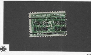 US SCOTT# JQ5 PRECANCEL