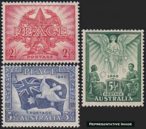 Australia Scott 200-202 Mint never hinged.