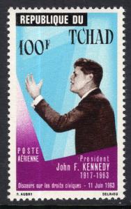 Chad C20 John F Kennedy MNH VF