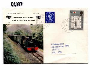 GB WALES Vale of Rheidol RAILWAY Letter Cover 1960s GG227