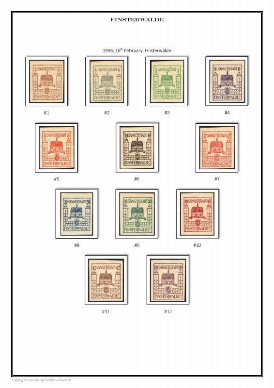 Stamp Album Pages