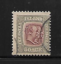 ICELAND, 82, USED, KINGS CHRISTIAN IX AND FREDERIK VIII