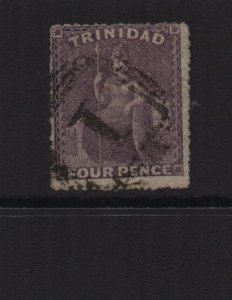 Trinidad1861 SG55 4d - 15.5perf , cat value £95 - used