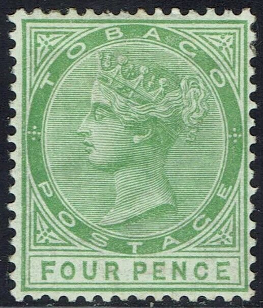 TOBAGO 1880 QV 4D WMK CROWN CC