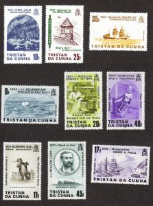 Tristan da Cunha #368/414 shipwrecks MH cpl