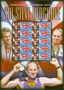 GB Smiler Sheet 2004 Sir Steve Redgrave 1st Ltd Edition