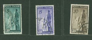 Italy #515-517 Used Single (Complete Set)