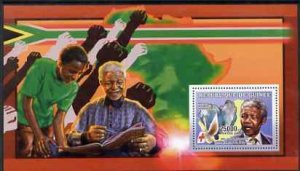 GUINEA GUINEE 2006 SHEET MNH MANDELA ORCHIDS