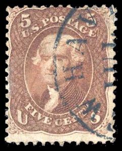 U.S. 1861-66 ISSUES 75  Used (ID # 91092)