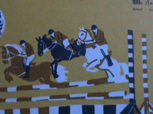 ​SYRIA  OLYMPIC GAMES-HORSE RACING-IMPERF MNH-S/S VF WE SHIP TO WORLDWIDE.