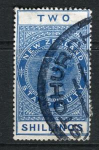 NEW ZEALAND;   Early 1900s Stamp Duty issue fine used 2s. value