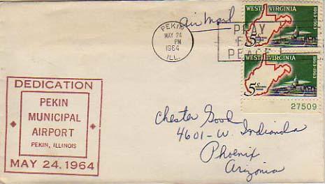 United States, Airmail, Event, Illinois