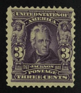 MOMEN: US STAMPS #302 MINT OG H LOT #53267