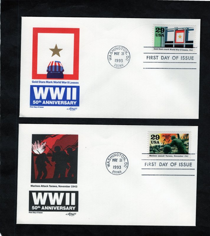 2765 WWII(1943),FDC set/10 Artmaster