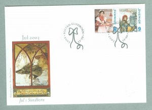 Sweden. FDC Cachet Christmas 2003. Sundborn Christmas.