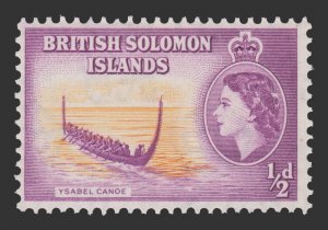 British Solomon Islands 1956. SCOTT # 89. UNUSED