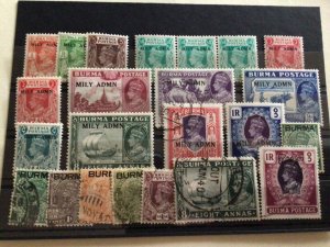 Burma  mounted mint & used  stamps  A11534
