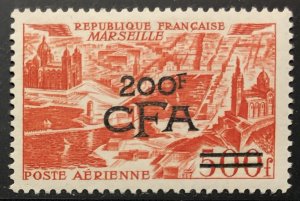 Reunion C40 Mint H Airmail Overprint Scott Cat. $55.00