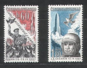 Czechoslovakia 1961 Scott #C51-C52 MNH