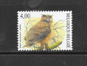 BIRDS - BELGIUM #1979 OWL MNH