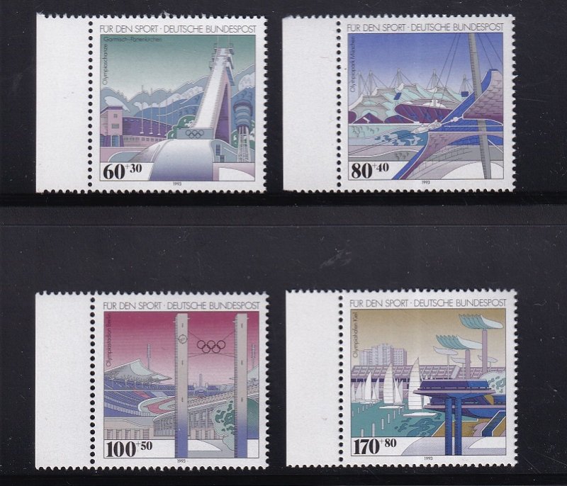 Germany  #B741-B744  MNH  1993  sport promotion  Olympics