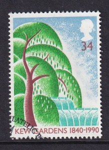 Great Britain  #1324 used 1990  Kew Gardens anniversary  34p