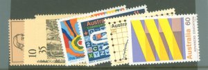 Australia  #599-605 Mint (NH) Multiple