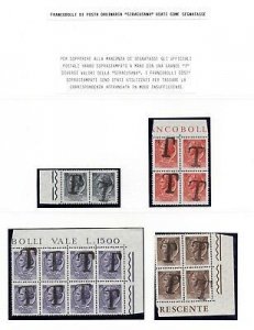 Syracusana Emergency Postage - Seven different values of the set