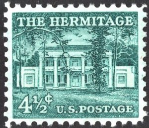 SC#1037 4½¢ The Hermitage Single (1959) MNH