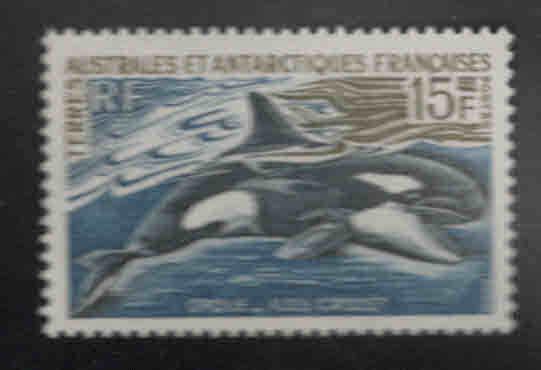 FSAT Scott 27A MNH** 1969 orca Killer Whale CV$12