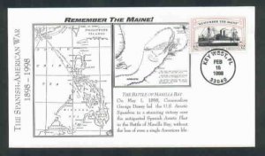 Sc. 3192 Remember the Maine FDC - FM Cachets 2