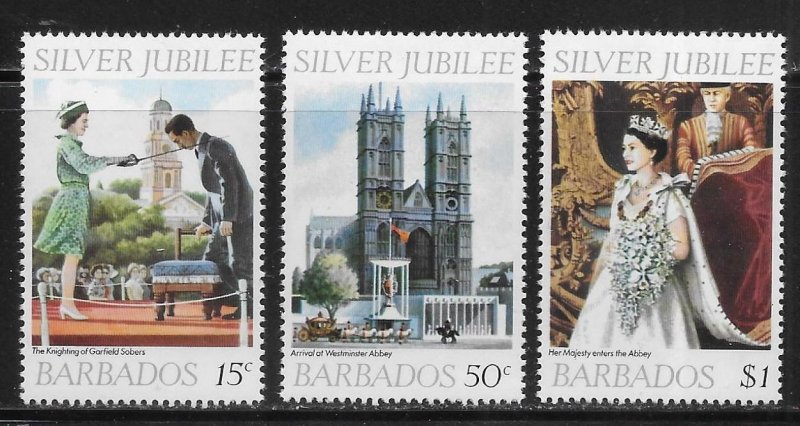 Barbados 491-494 Rowland Hill set and s.s. MNH