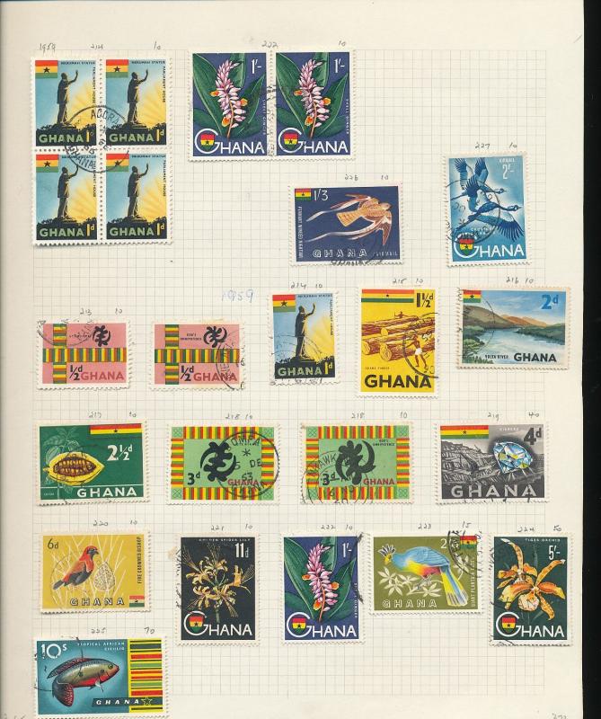 South Africa Ghana 1950s/60s Wildlife Flowers Soccer M&U 130+ AU9368