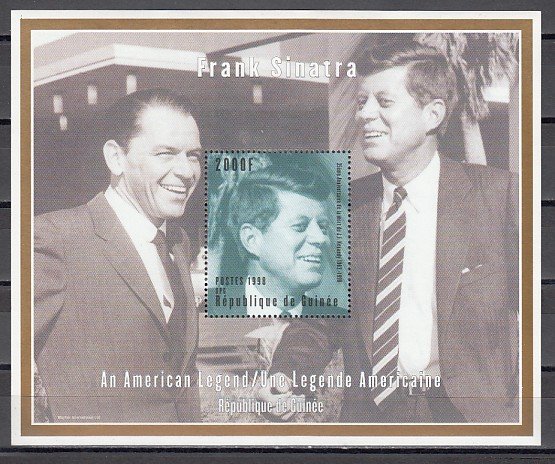 Guinea, 1998 issue. President John Kennedy s/sheet. ^