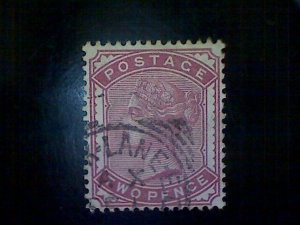 Stamps, Great Britain, Scott #81, used(o), 1880, Queen Victoria, 2d, lilac rose 