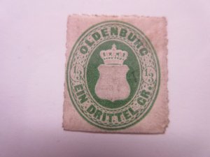 German States OLDENBURG Scott 21 MINT HINGED Lot11 Cat $32.50