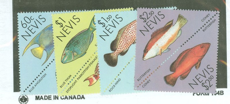 Nevis #54-7 Mint (NH) Single (Complete Set)