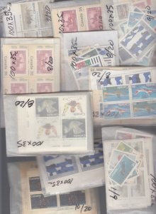 CANADA  discount POSTAGE packet 100X35c MINT never hinged FACE $35