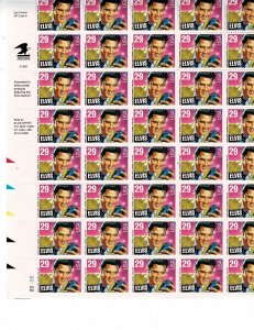Music Elvis Presley 29c US Postage Sheet #2721 VF MNH