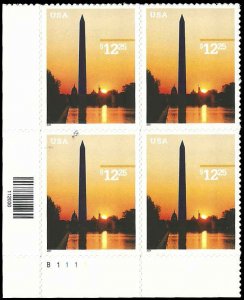 PCBstamps   US #3473 PB $49.00(4x$12.25)Washington Monument, MNH, (3)