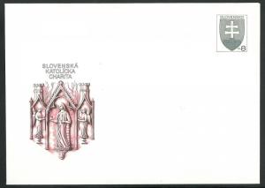 Slovakia Postal Stationery 1997 Slovak Catholic Charity.