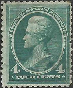 # 211 Blue Green Used Andrew Jackson